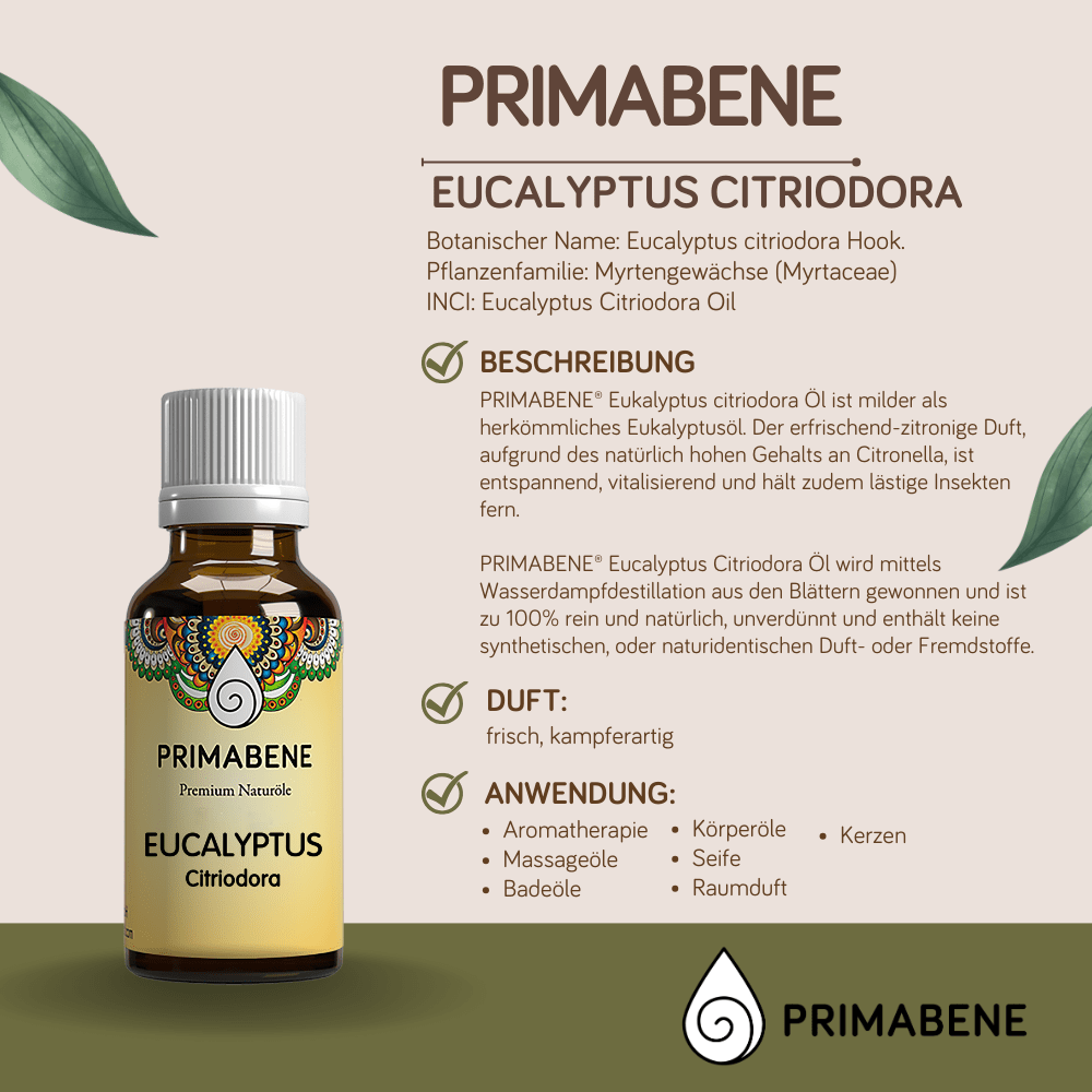 Bild von Eucalyptus-Citriodora , 100% rein ätherisches Öl